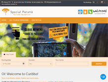 Tablet Screenshot of curitiba-travel.com.br